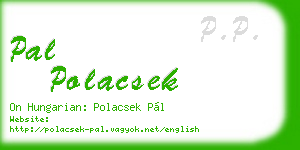 pal polacsek business card