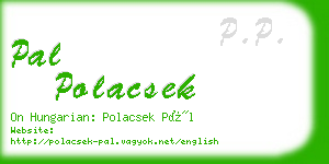 pal polacsek business card